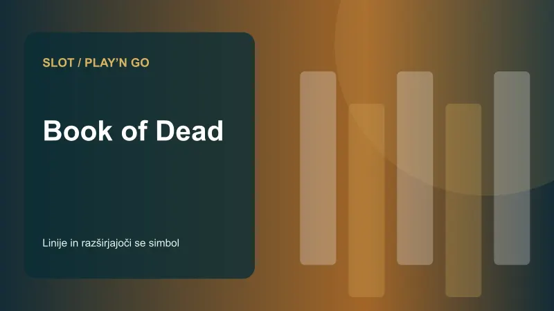 Book of Dead: linije in razširjajoči se simbol
